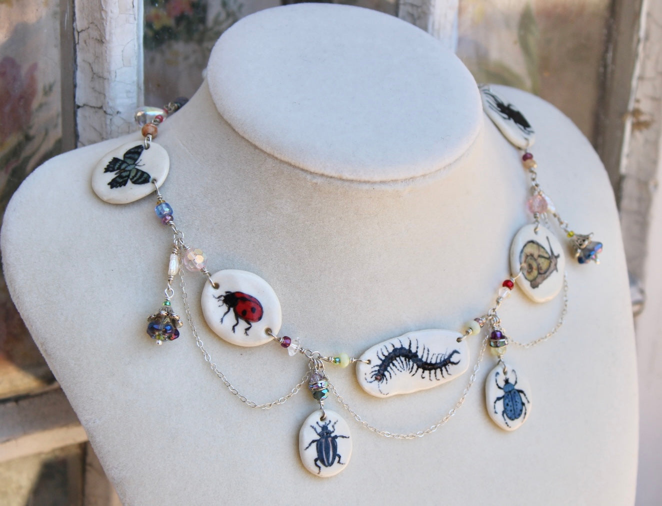 Intricate Bug Necklace