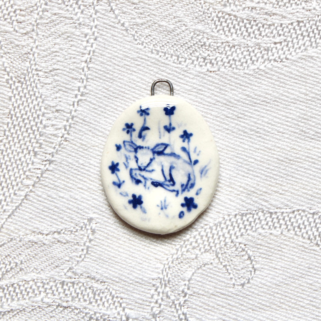 Sleeping Fawn Charm