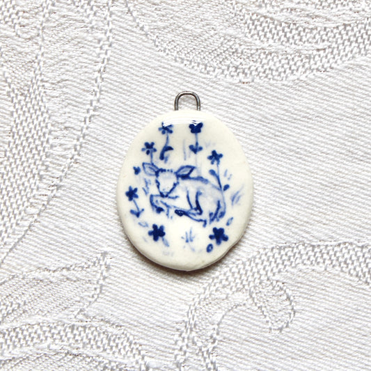 Sleeping Fawn Charm