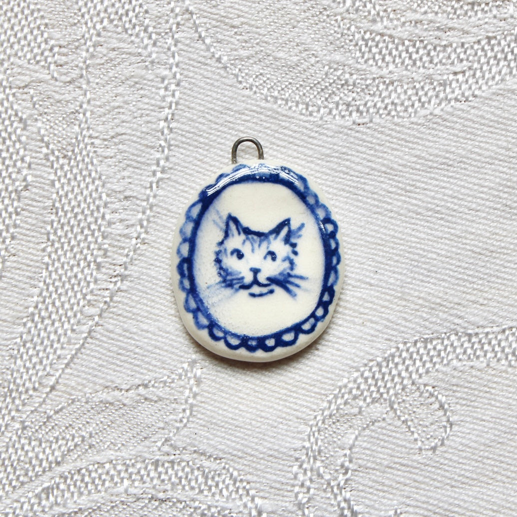 Cat With Lace Charm