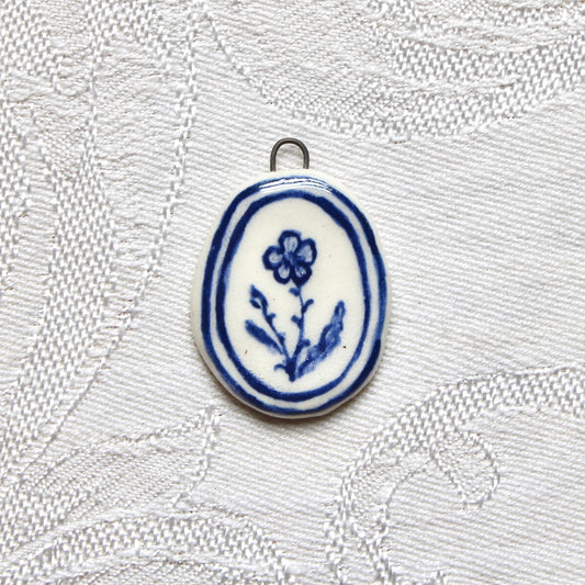 Blue Flax Charm