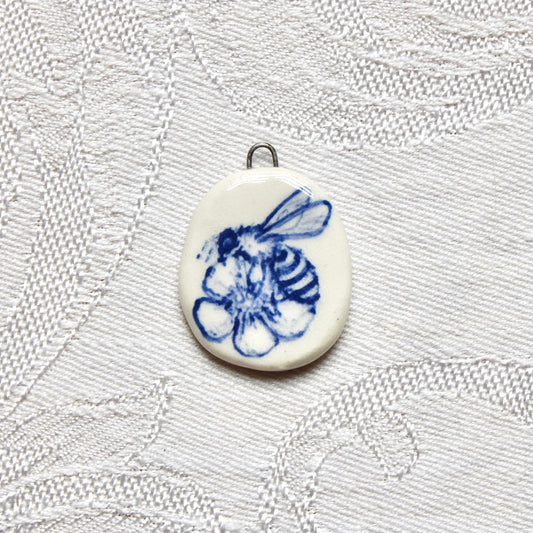 Bee With Flower Charm