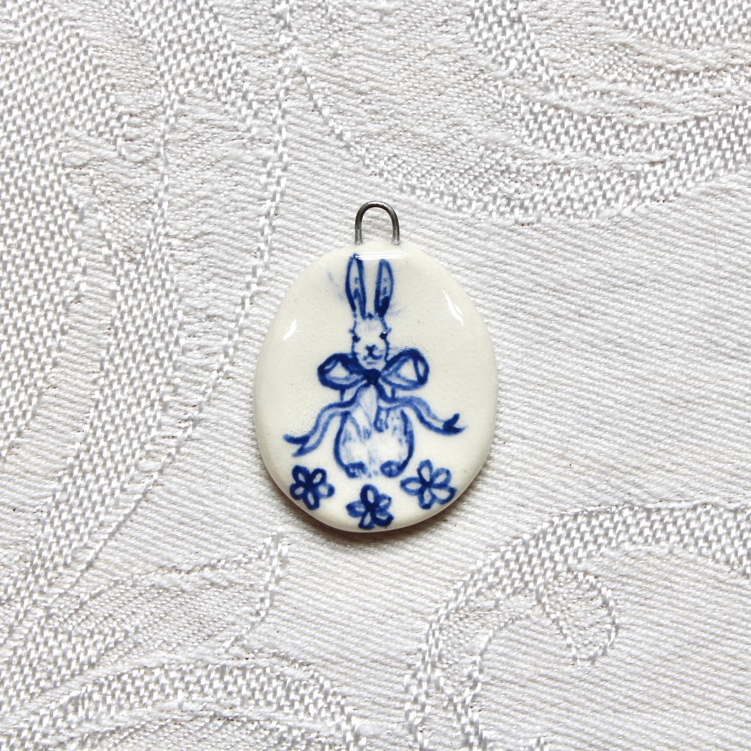 Bunny With Bow Charm