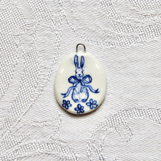 Bunny With Bow Charm