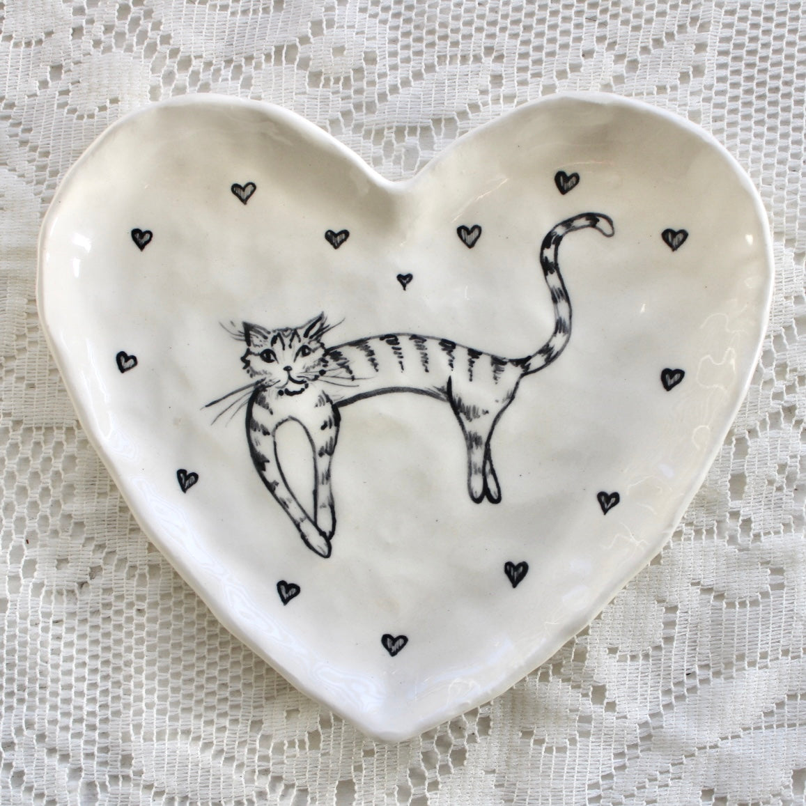 Kitty Heart Dish
