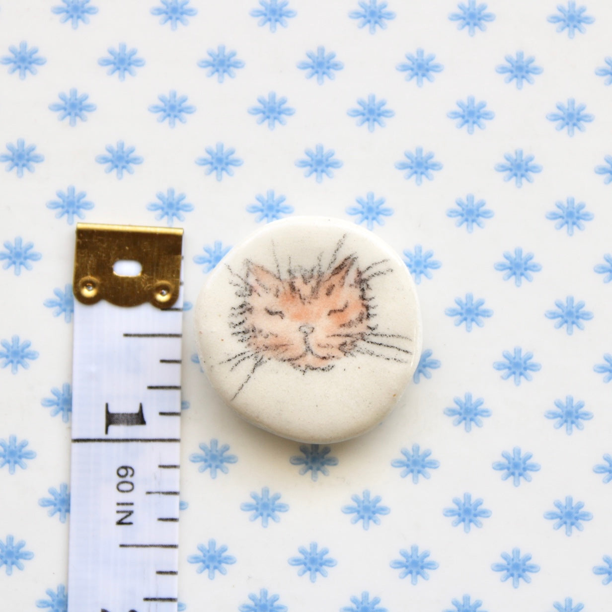 Cat Face Magnet in Color