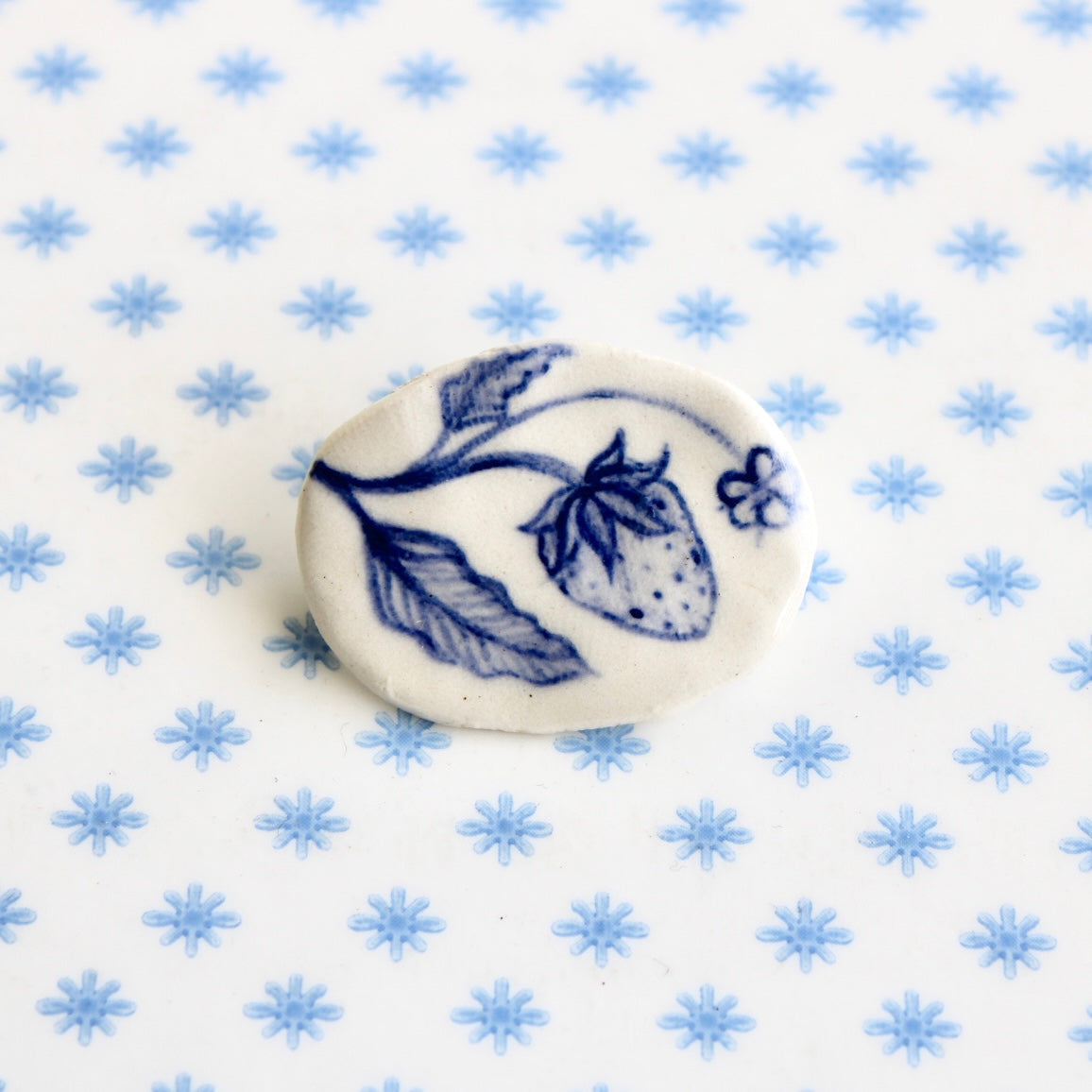 Strawberry Vine Brooch
