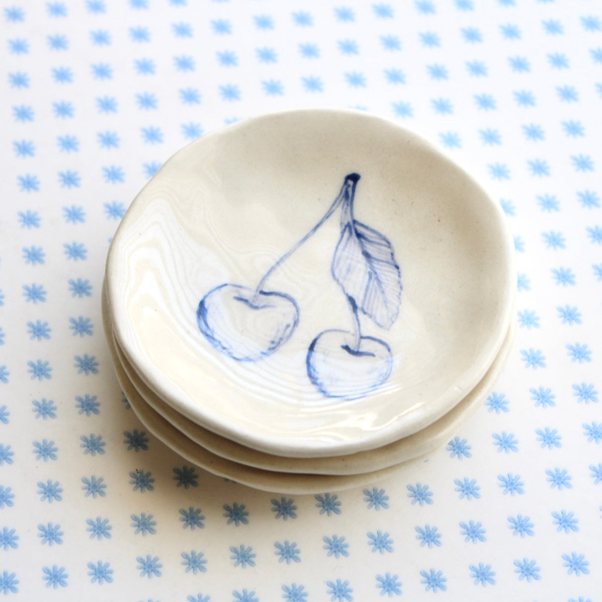 Cherry Mini Dish Set of Three
