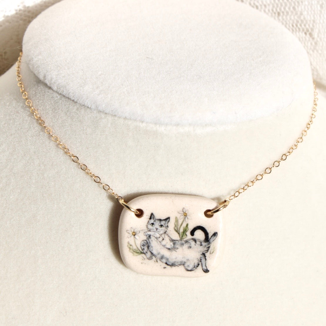 Custom Ceramic Charm Necklace