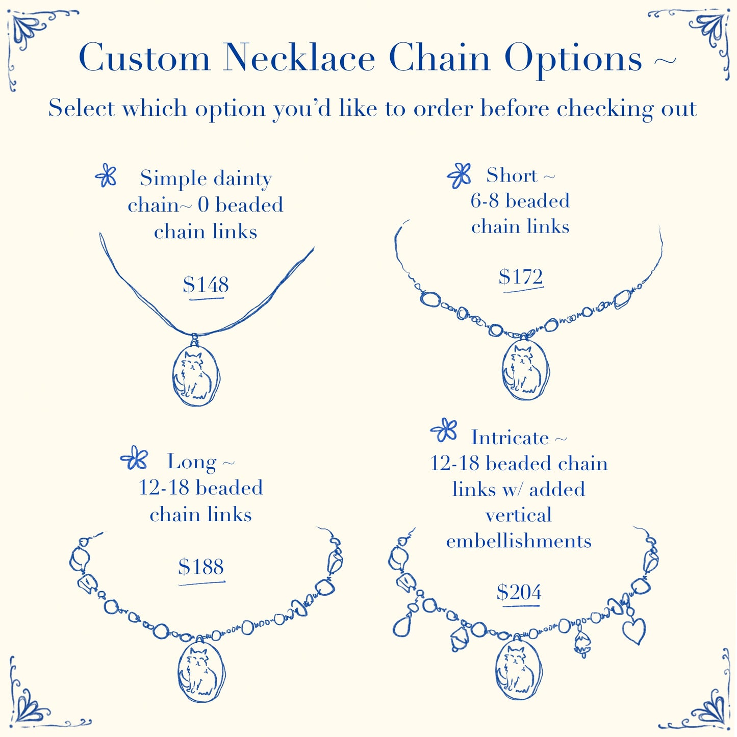 Custom Ceramic Charm Necklace