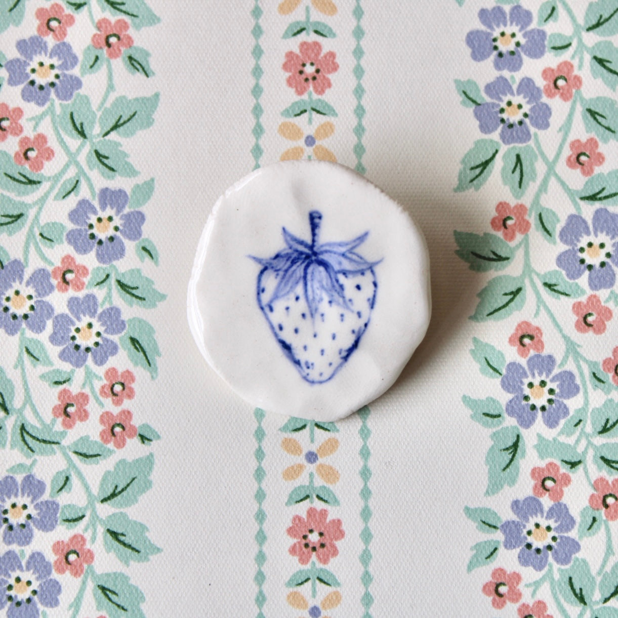 Strawberry Brooch III