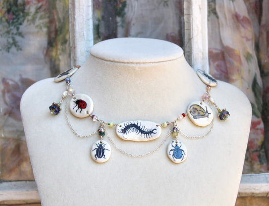 Intricate Bug Necklace