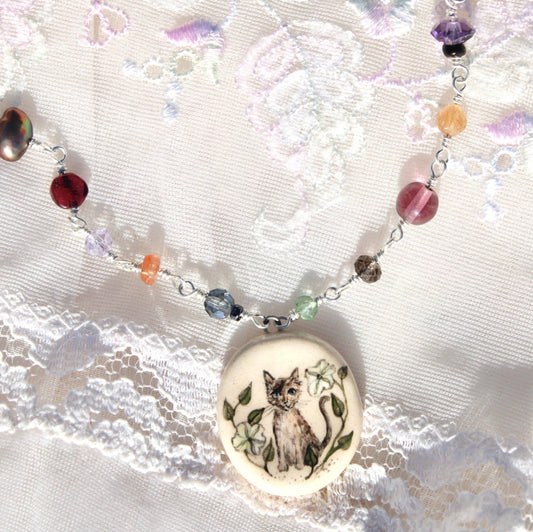 Custom Ceramic Charm Necklace