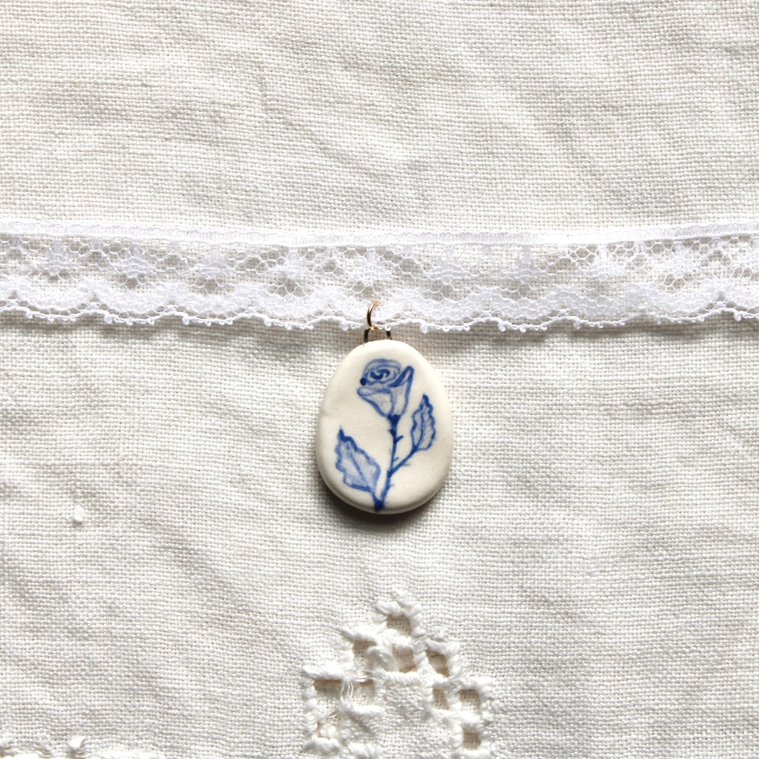 Rose White Lace Choker Necklace