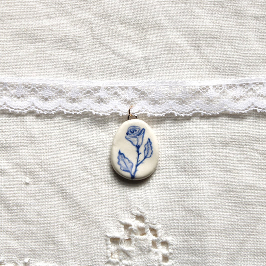 Rose White Lace Choker Necklace