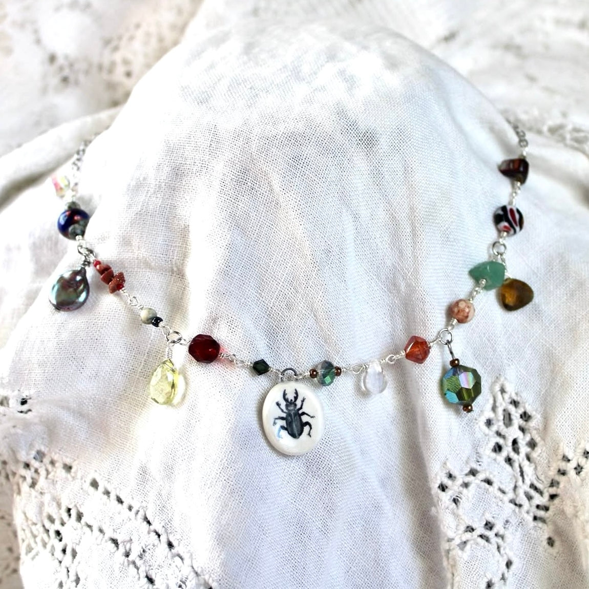 Custom Ceramic Charm Necklace
