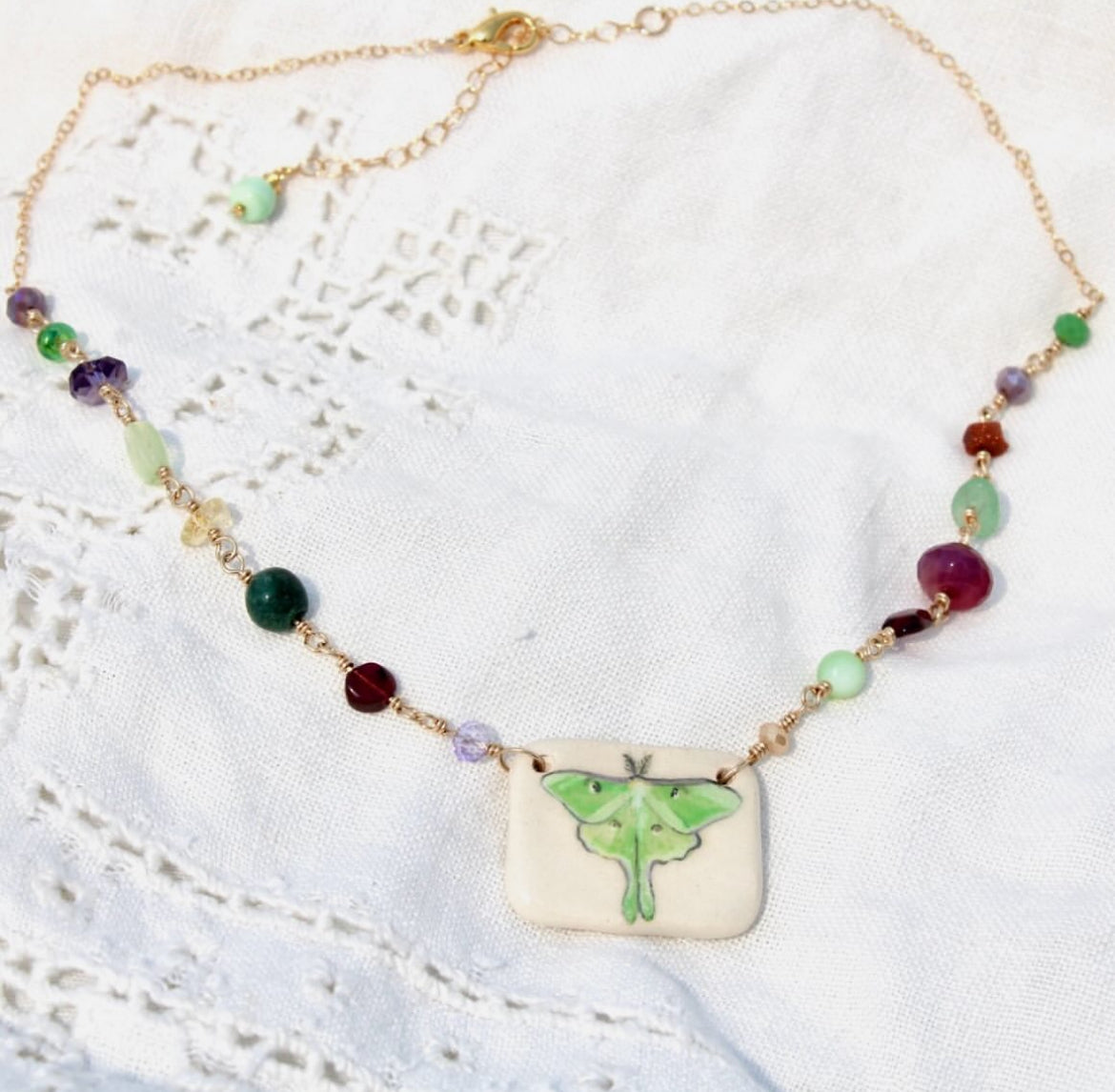 Custom Ceramic Charm Necklace