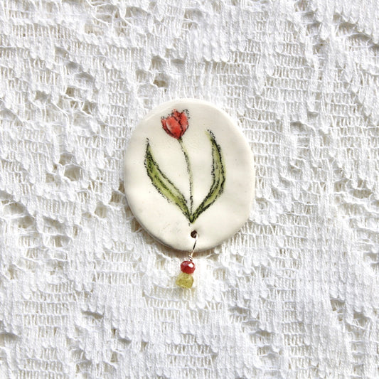 Tulip Beaded Magnet