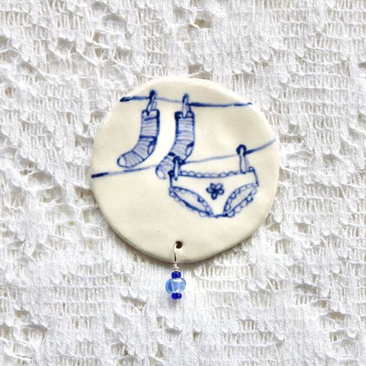 Laundry Beaded Magnet