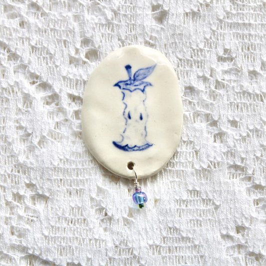Apple Core Beaded Magnet