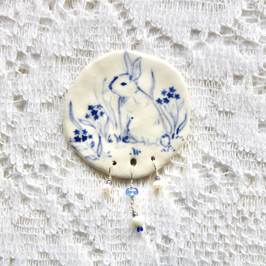 Bunny Beaded Magnet