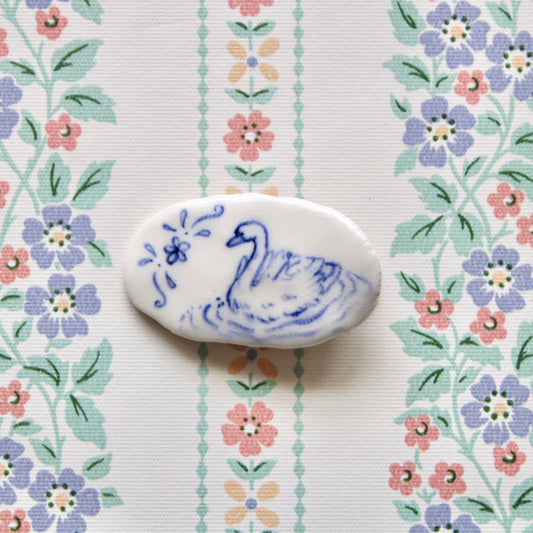Swan Hair Clip