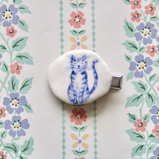 Happy Cat Hair Clip