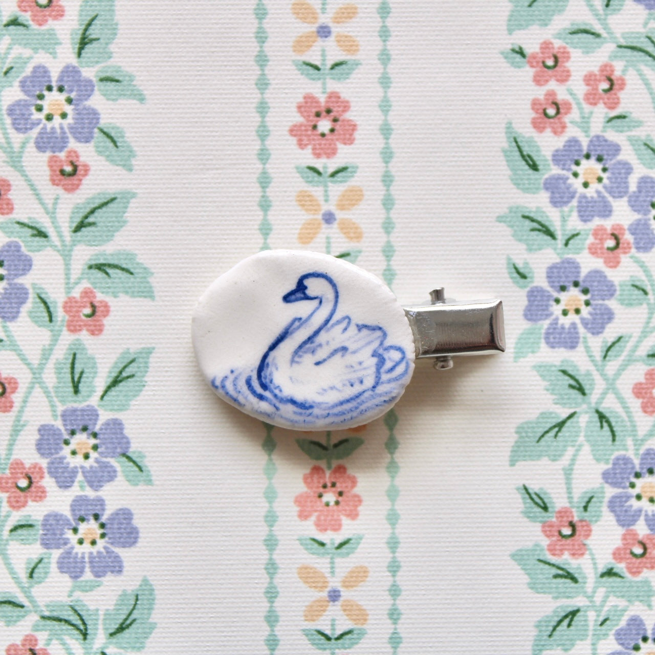 Swan Hair Clip III