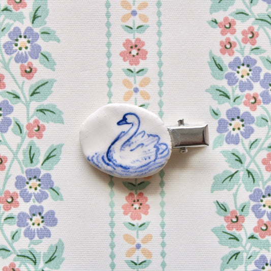 Swan Hair Clip III
