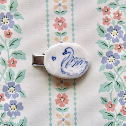 Swan Hair Clip IV