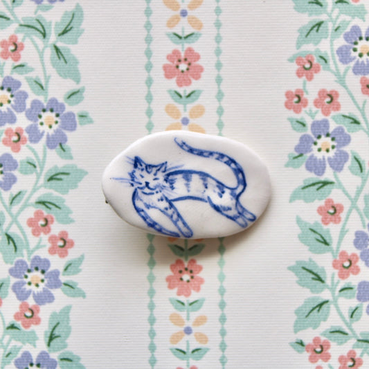 Laying Kitty Hair Clip VI