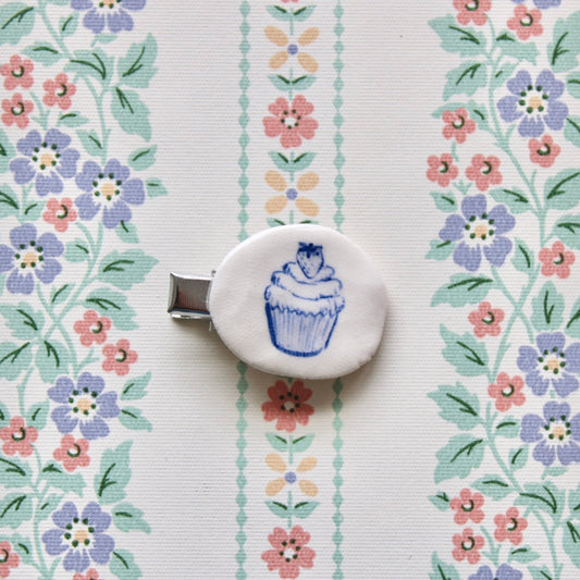 Cupcake Hair Clip