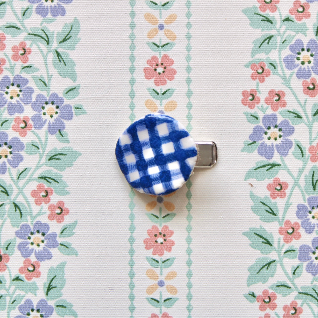 Gingham Hair Clip