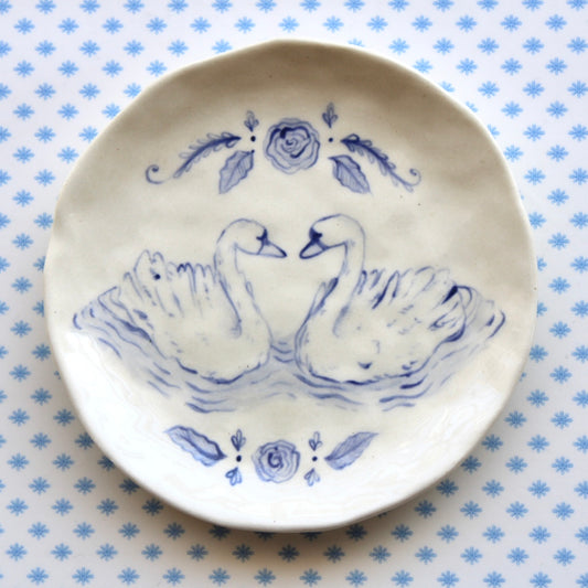 Lover Swans Dish
