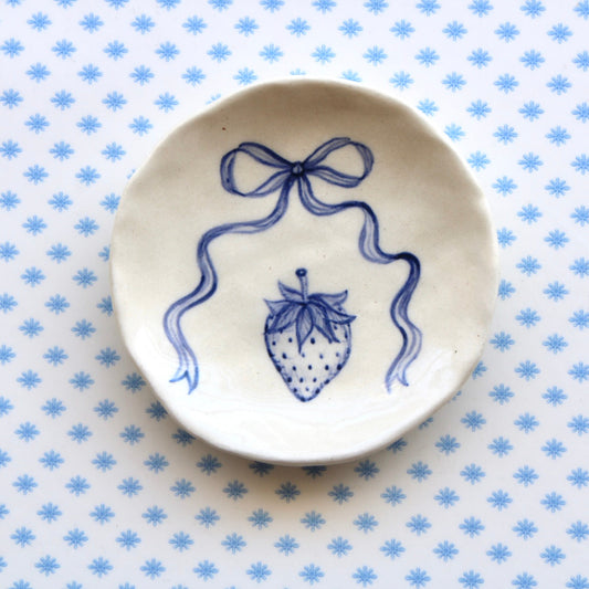 Strawberry Bow Mini Dish II