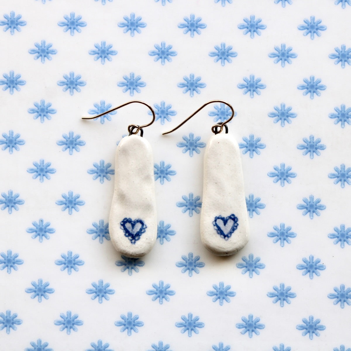 Heart Earrings in Gold