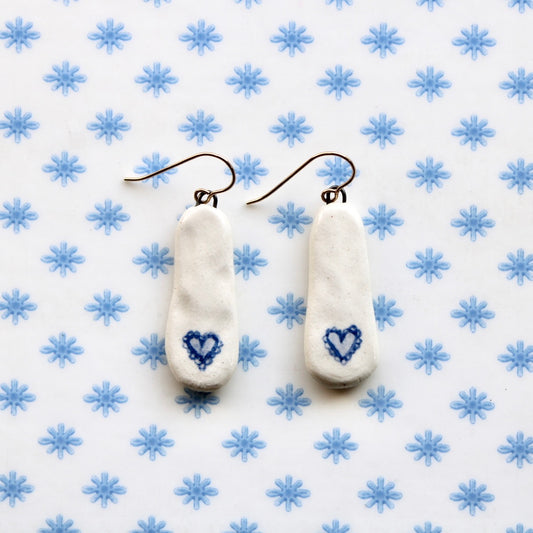 Heart Earrings in Gold