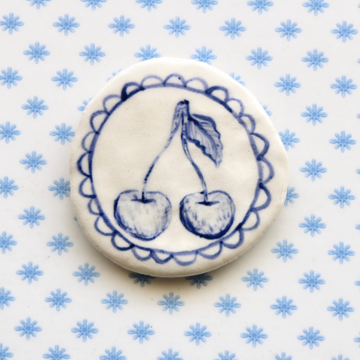 Cherry With Lace Magnet
