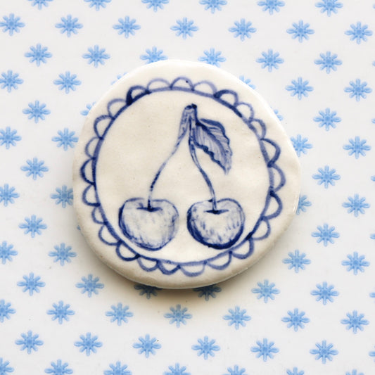 Cherry With Lace Magnet
