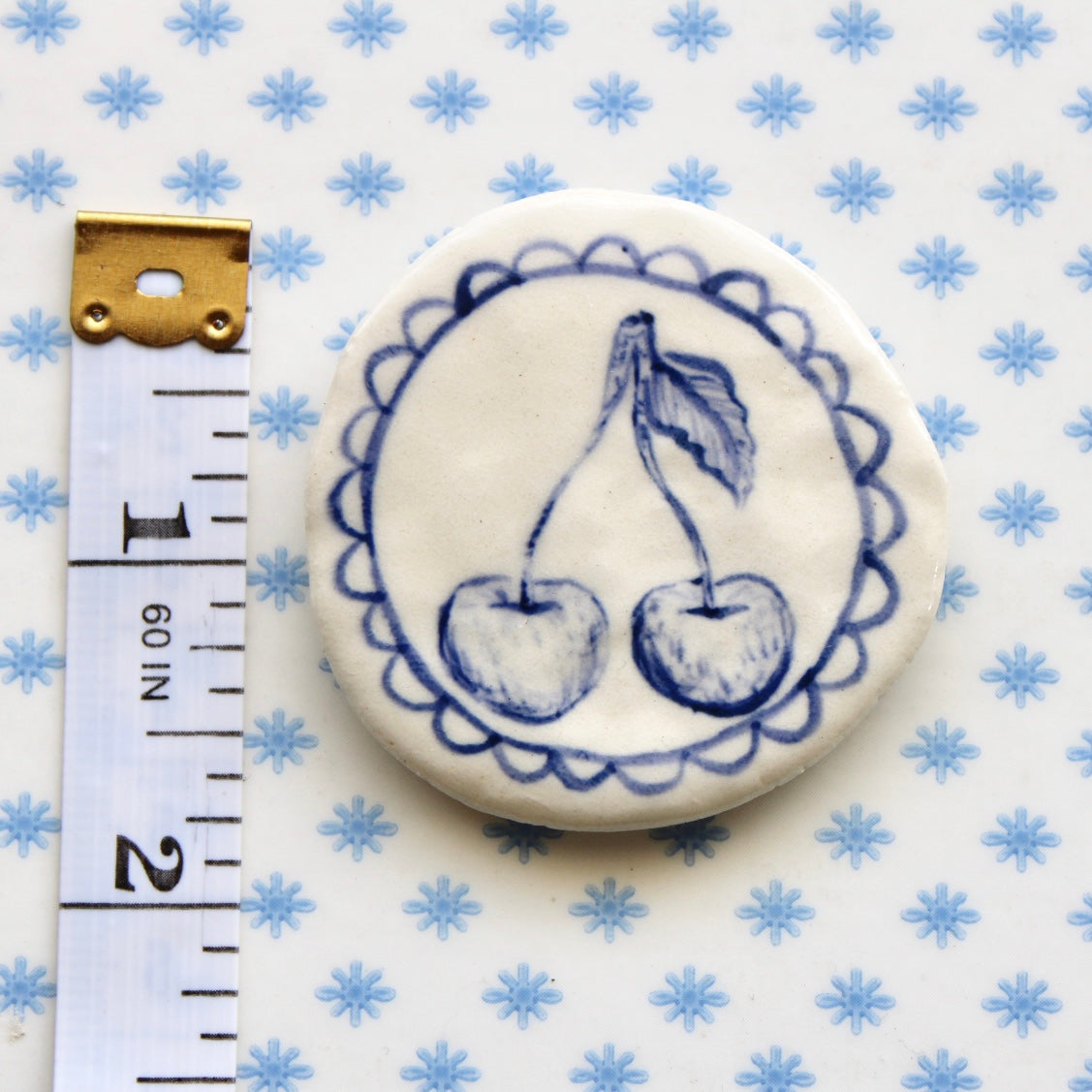 Cherry With Lace Magnet
