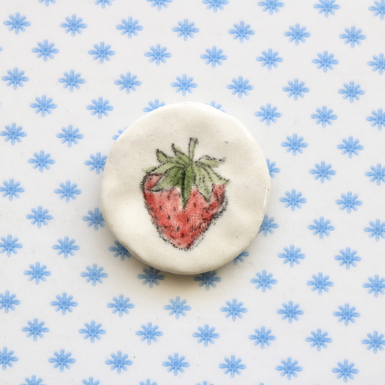 Strawberry Magnet in Color