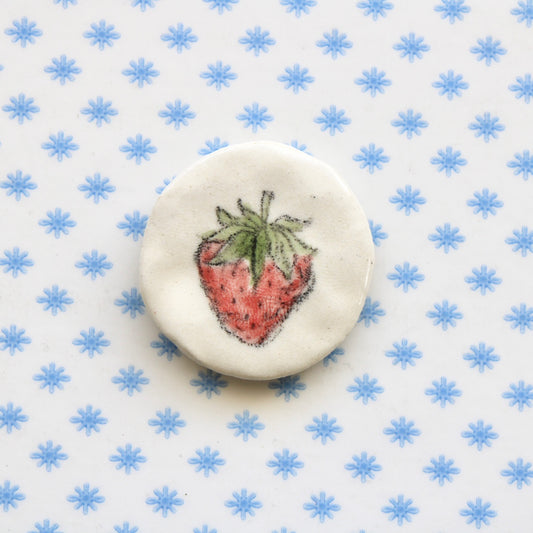 Strawberry Magnet in Color