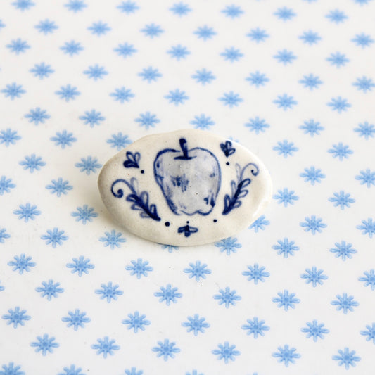 Apple Brooch
