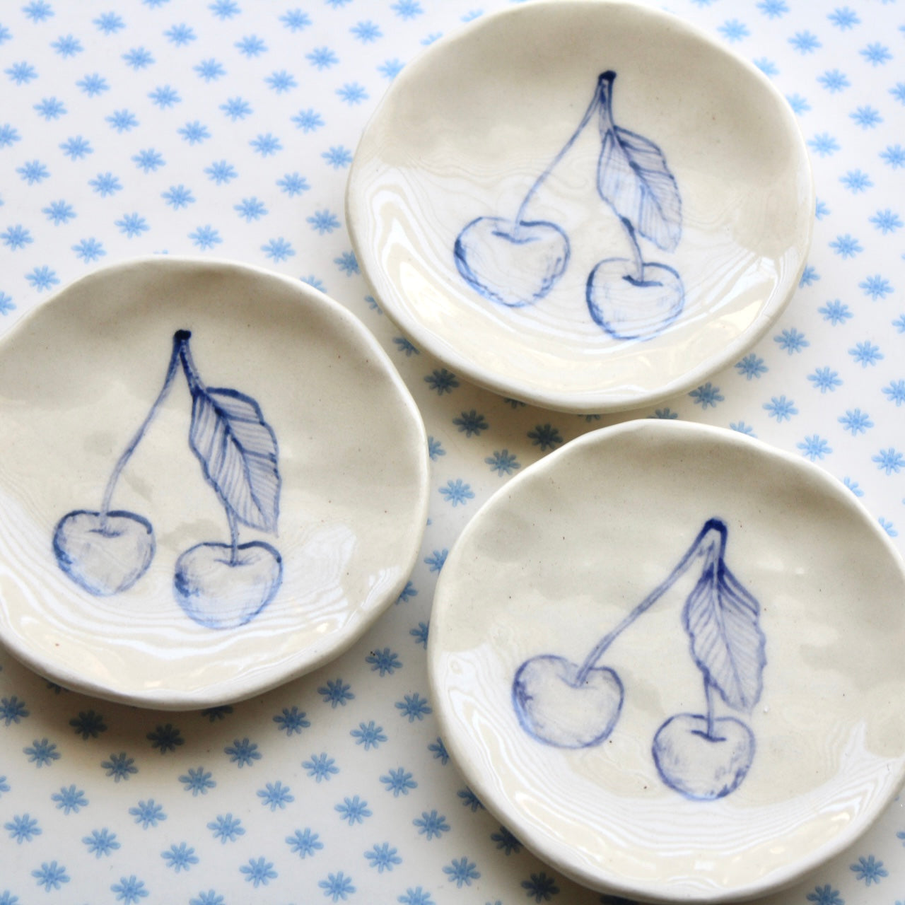 Cherry Mini Dish Set of Three