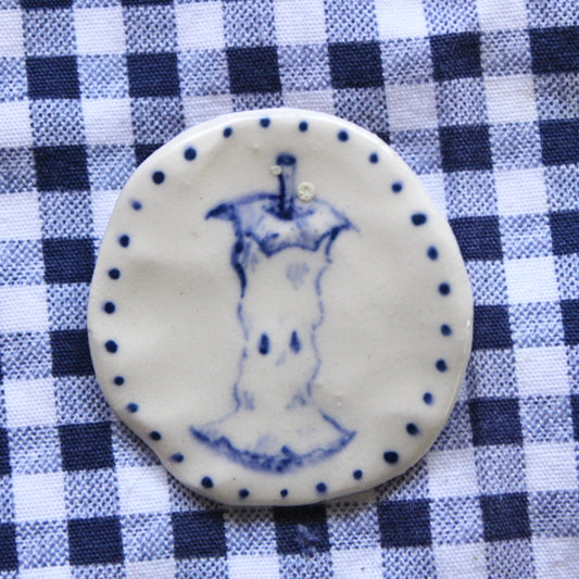 Apple Core Brooch