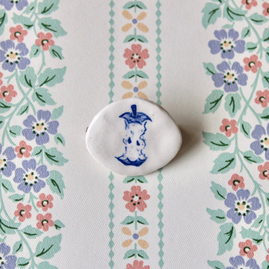 Apple Core Brooch
