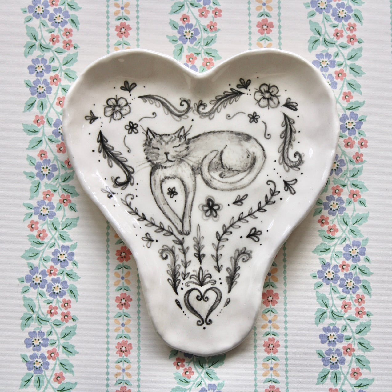 Sleeping Kitty Spoonrest