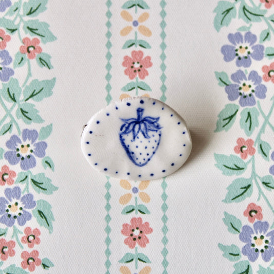 Strawberry Brooch II